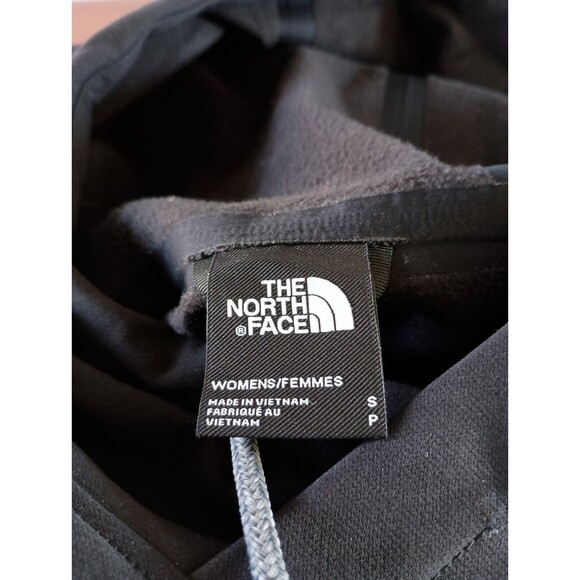 The North Face Tekno Hoodie Pullover Womens Small Sweatshirt Two Tone Blue Black - Picture 3 of 12